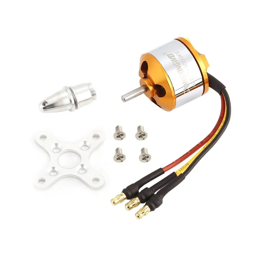 Бесщеточный мотор DXW A2212 2212 1400KV 2 4S 3 17 мм с внешним ротором для RC FPV дрона