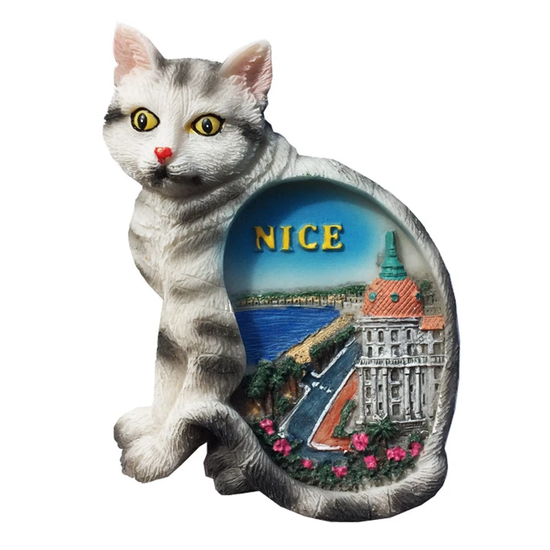 

Hand-made painted Provence Alps Côte d'Azur 3D Fridge Magnets Tourism Souvenirs Refrigerator Magnetic Stickers Gift