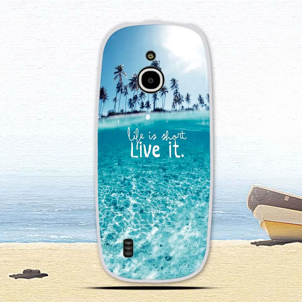 

For Nokia 3310 3G 4G Case Soft Silicone Back Cover Cases Cartoon Painting Abstract Soft TPU Coque Cases Patterned Shell Coque