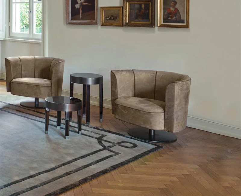 Роскошное современное итальянское дизайнерское мягкое бархатное Кожаное Кресло