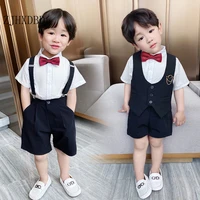 summer suit for baby boy costume kids blazer wedding suits for boys formal wear jacket cotton boy outfits chlidren clothing sets