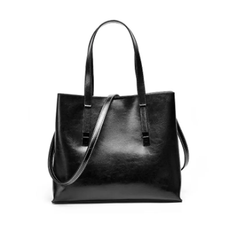 

Autumn/winter new handbag European and American fashion shoulder bag retro oil wax classic leather bag for ladies