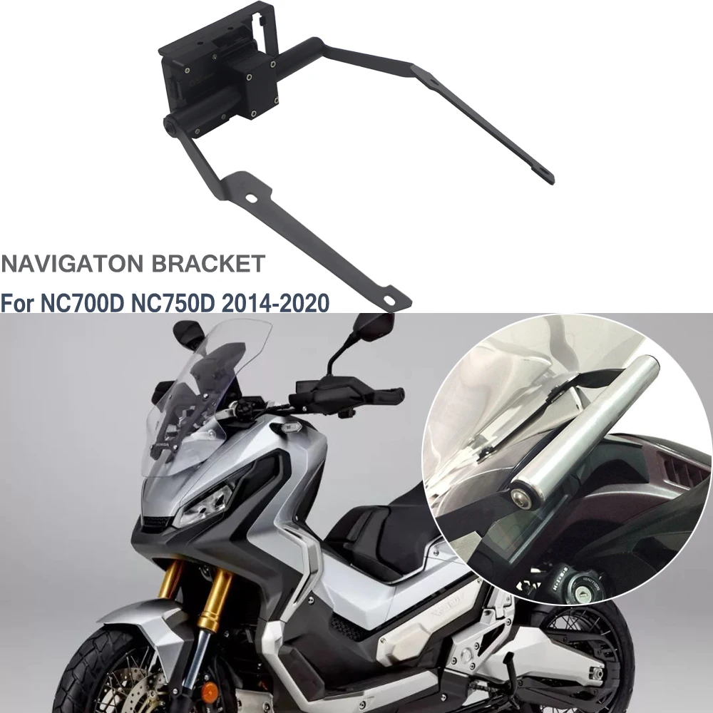 

2014-2020 For HONDA NC750D NC 750D NC750 D Motorcycle Front Phone Stand Holder Smartphone Phone GPS Navigaton Plate Bracket