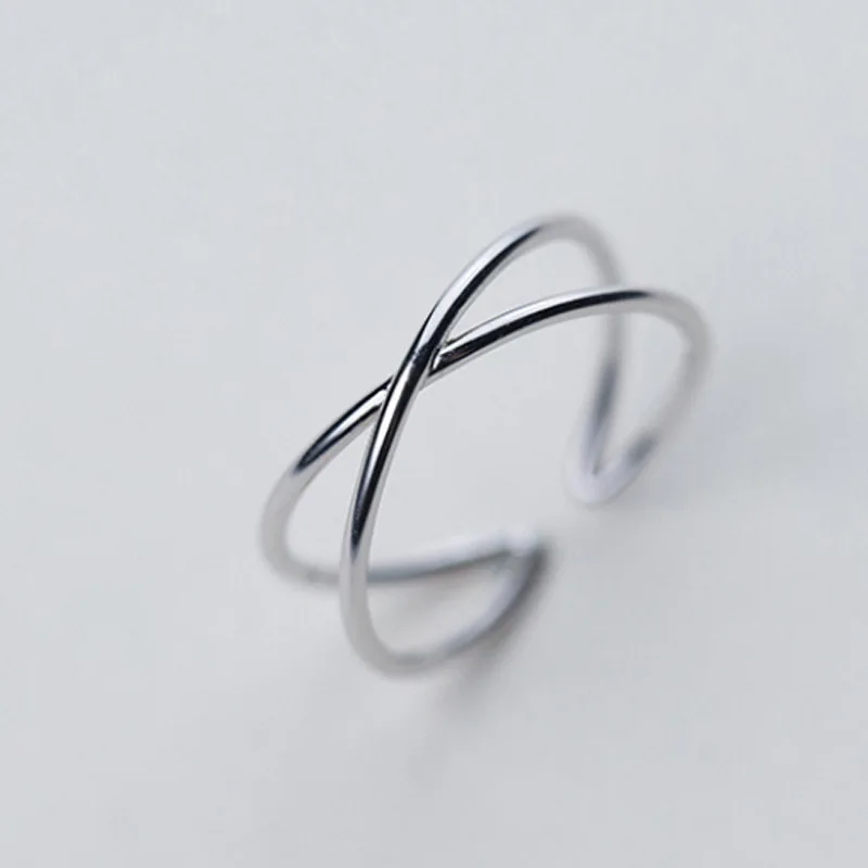 Kindey Панк Личность Серебряный цвет крест кольца для женщин обручальные ювелирные