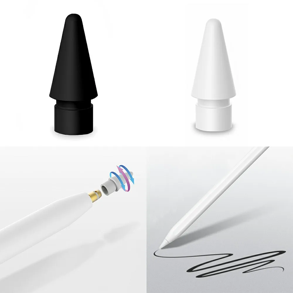 

1Pcs / 3Pcs Stylus Nibs are used for replacement of Apple Pencil's first and second generation Apple nibs