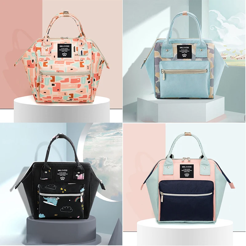 MMloveBB модный мини-подгузник для мам вместительная сумка подгузников рюкзак ухода