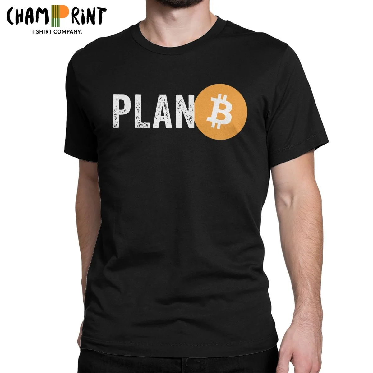 

Plan B Cryptocurrency Bitcoin Men T Shirts Block Chain Satoshi Nakamoto Vintage Tee Shirt T-Shirt Cotton Plus Size Clothes