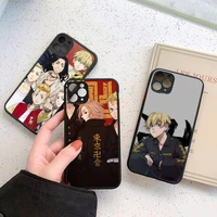 tokyo revengers manjiro sano phone case for iphone 12 11 7 8 plus mini x xs xr pro max matte transparent cover