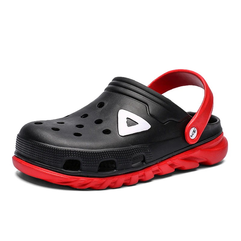 

2021 Men Sandals New Fashion Summer Casual Hole Shoes Clogs Lovers Home Garden Outdoor Beach Flat Slippers