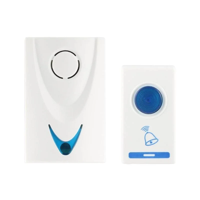 

Household LED Wireless Chime Door Bell Doorbell Built in Dtereo Speakers Wireless Remote Control 32 Tune Songs with Chime