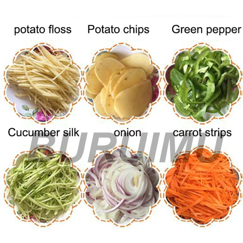 Машина для резки овощей и фруктов из нержавеющей стали | Бытовая техника