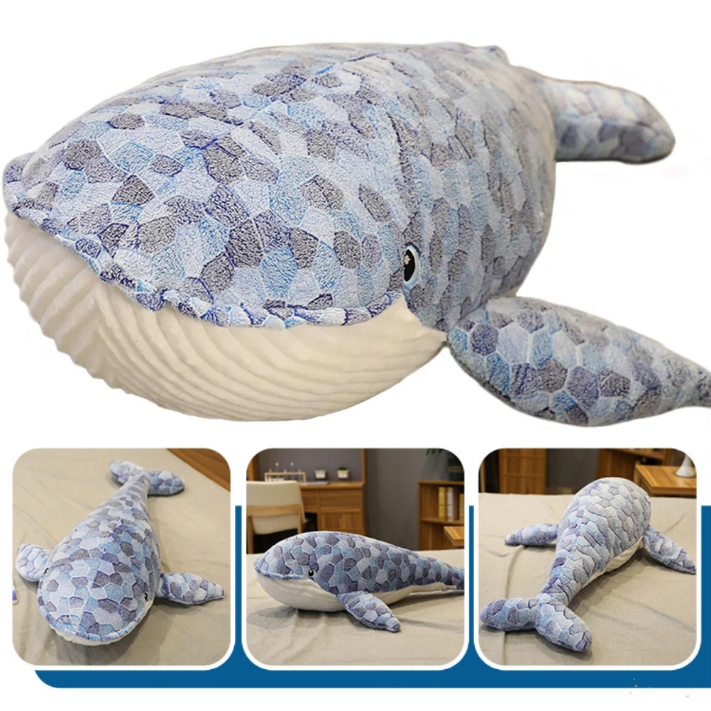 Мягкая плюшевая подушка Кит мягкие игрушки животные в виде синего Кита плюшевые