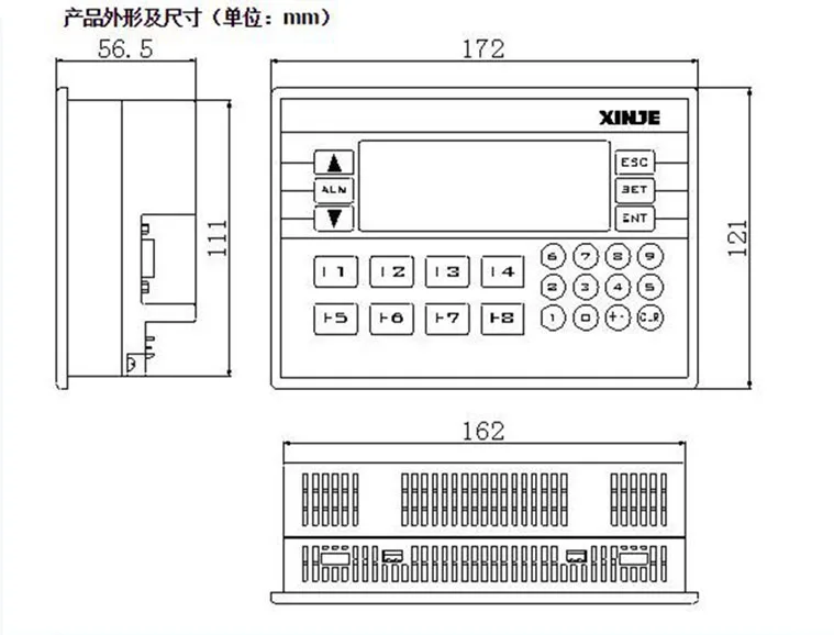 XP2-18R новый текст Дисплей 10 Точка Цифровой Вход 8 Point PLC текста в штучной упаковке |