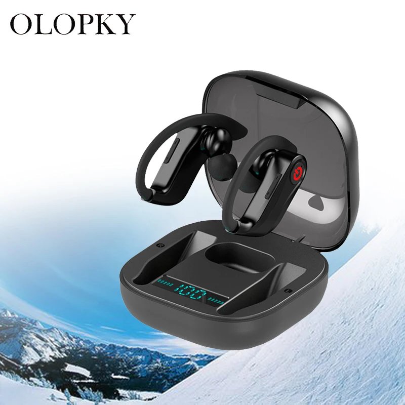 

TWS Earphone Waterproof Ear Hook Wireless Bluetooth 5.0 Stereo Sound Headset TWS Handsfree Earbuds PRO Sports Headset Headphones