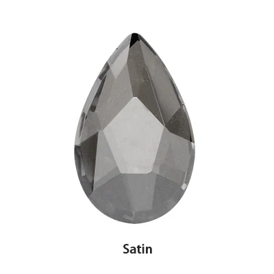 Satin 36 шт цветные Стразы для ногтей с плоской задней поверхностью, украшения для ногтей, Хрустальные стеклянные камни для маникюра, 3D блестящие стразы, драгоценные камни, сделай сам, плач - Цвет: Satin
