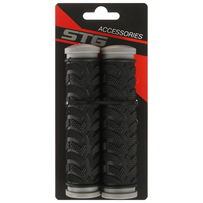 Грипсы 125 мм STG HL-G49 цвет чёрно-серый |