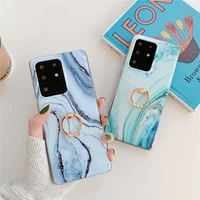 phone case on sfor samsung galaxy a51 a71 note 10 s20 s10 s9 plus ultra s10e case fashion color marble soft silicone cover capa