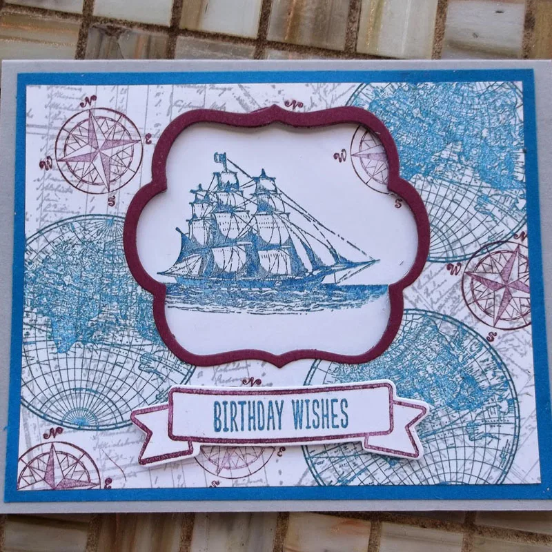 Металлические Вырубные штампы необычная Геометрическая рамка новые трафареты