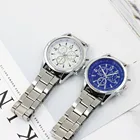 Часы наручные мужские кварцевые аналоговые, из нержавеющей стали, 2021