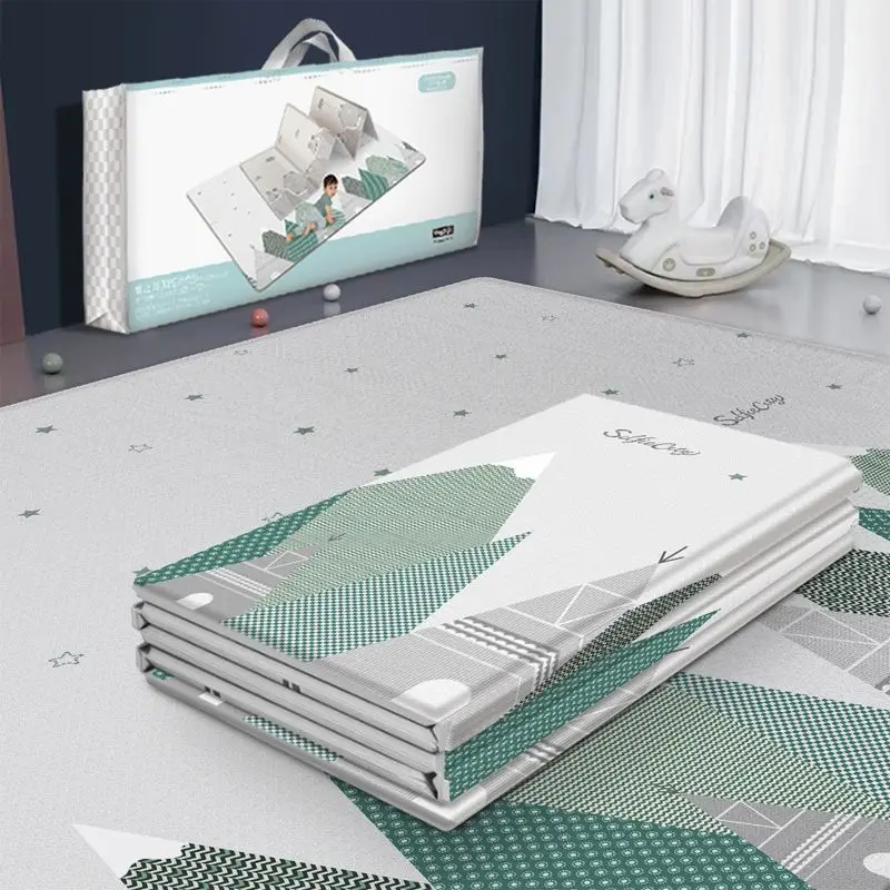 Двусторонний детский коврик с рисунком развивающий игровой игрушки для детей из