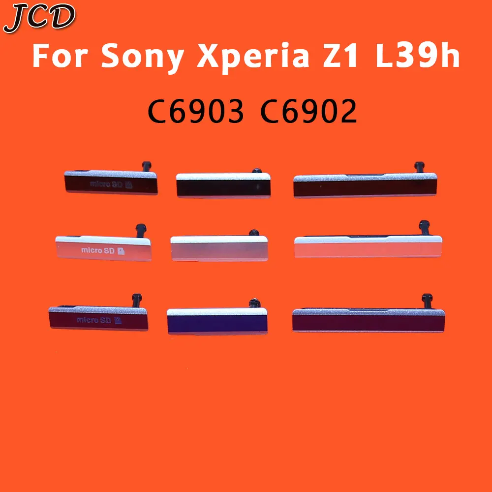 JCD Micro SD USB зарядный порт слот защита от пыли Чехол для Sony Xperia Z1 L39h Honami C6902 C6903