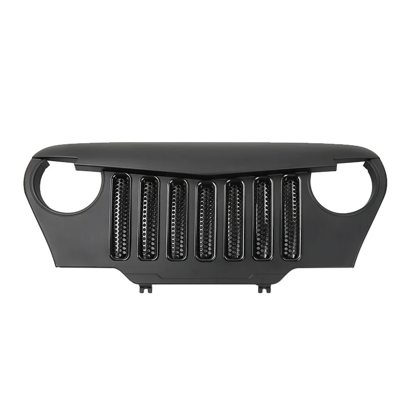 B MOPAI гоночные грили для Jeep Wrangler TJ автомобиля Передняя решетка решетки для Jeep для Wrangler TJ 1997-2006 автомобильные аксессуары - Цвет: B