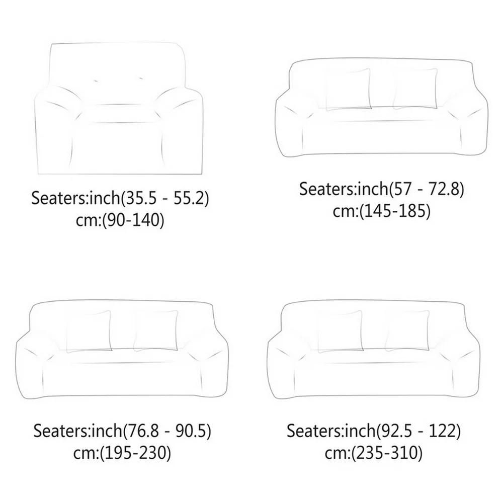 Плюшевые плотные теплые Чехлы для диванов Мягкие Универсальные чехлы | Дом и сад