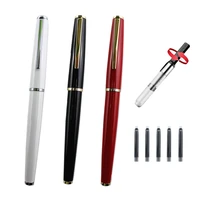 jinhao 95 metal fountain pen fine nib 0 5mm ink pen with a converter business office supplies