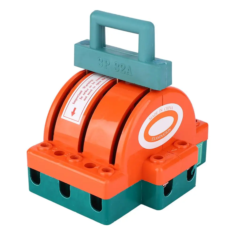 1 шт. двойной переключатель для отсоединения ножей 3P 32A клеммное соединение