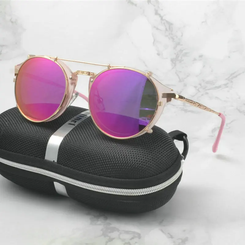 Мужские и женские солнцезащитные очки на застежке с магнитной оправой