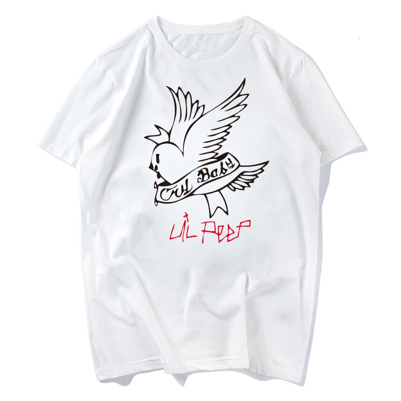 Новые мужские летние футболки с круглым вырезом и коротким рукавом Lil Peep, мужские футболки в стиле панк, рок, хип-хоп, топы, футболки Lil Peep