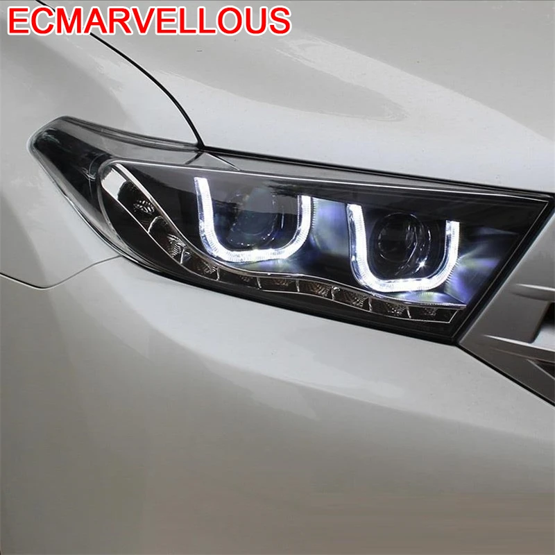 

Led Daytime Running Side Turn Signal Automobiles Headlights Front Fog Rear Car Lights Assembly 12 13 14 FOR Toyota Highlander