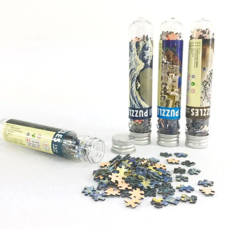 Пазлы деревянные сборки Картина Пейзаж Декор головоломка декомпрессии стресс