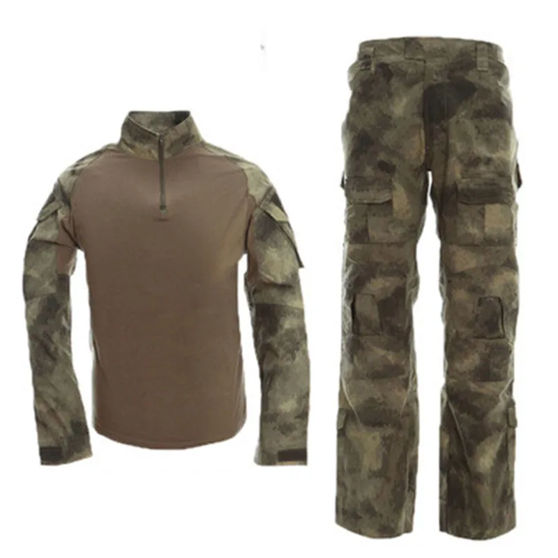 Для мужчин Военная Униформа Airsoft Пейнтбол BDU форма боевой Frog армейские