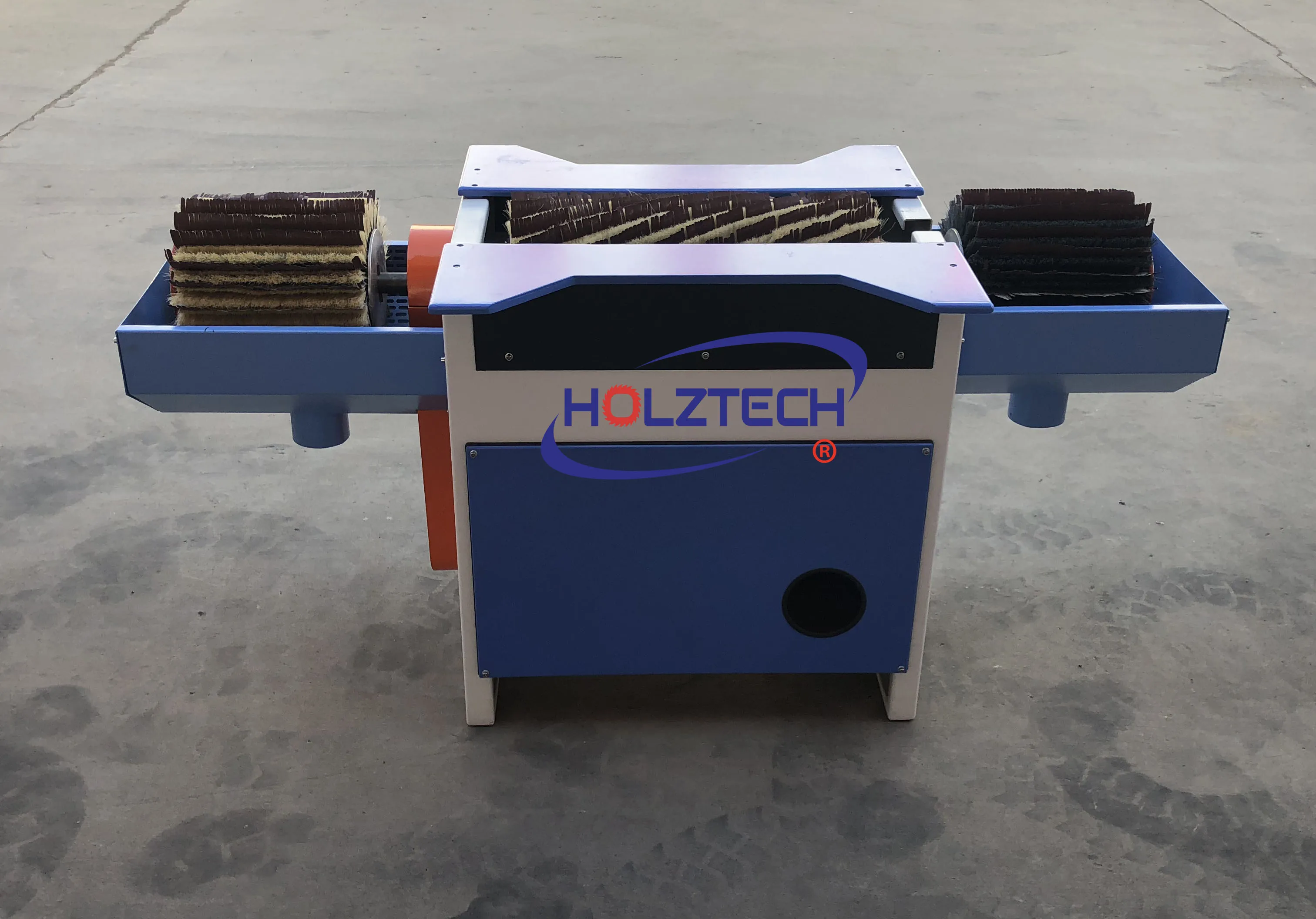 Горизонтальная ручная щетка шлифовальная машина барабанная полировальная три