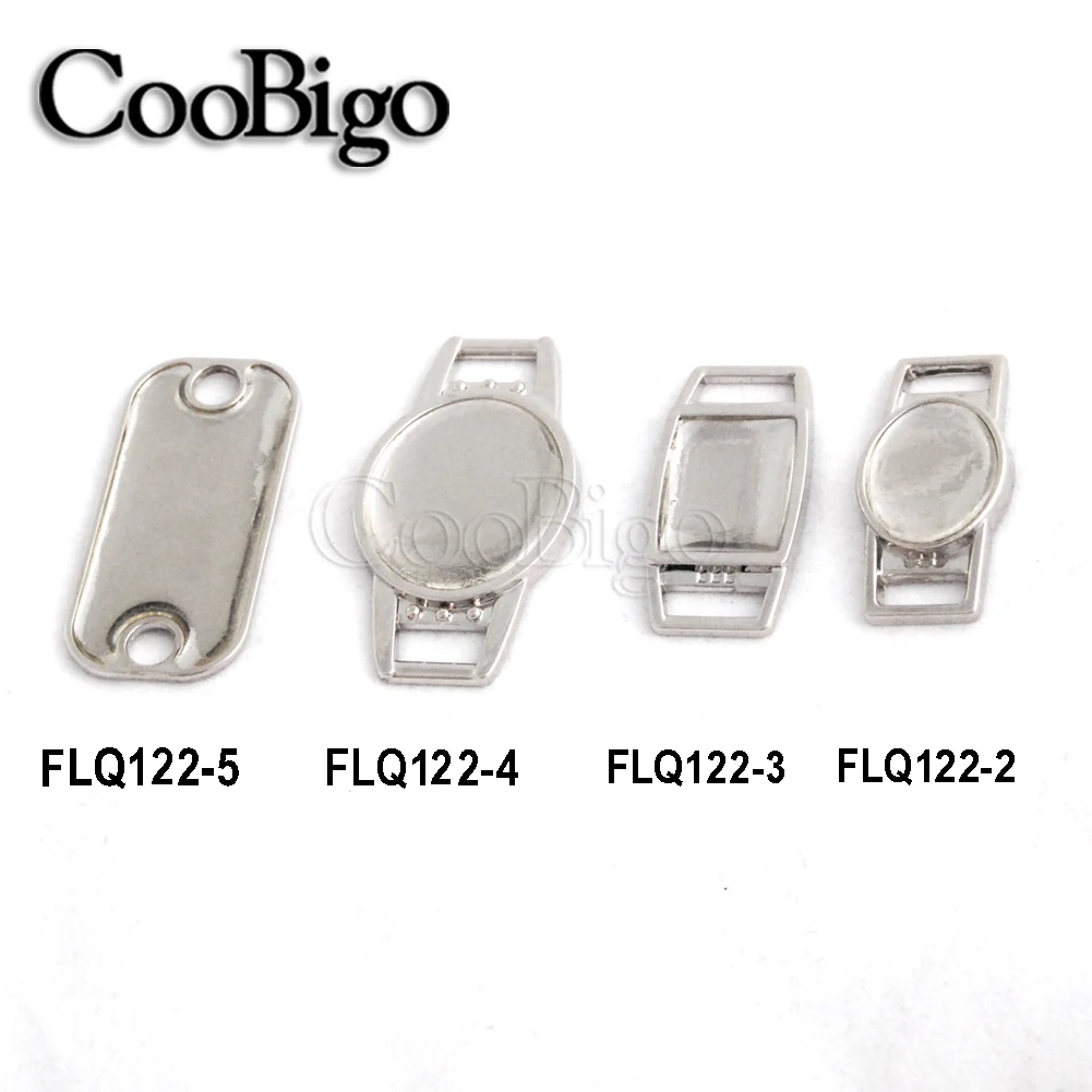 Партиями по 5 комплектов пустой Подвеска для шнурков с прозрачной эпоксидной