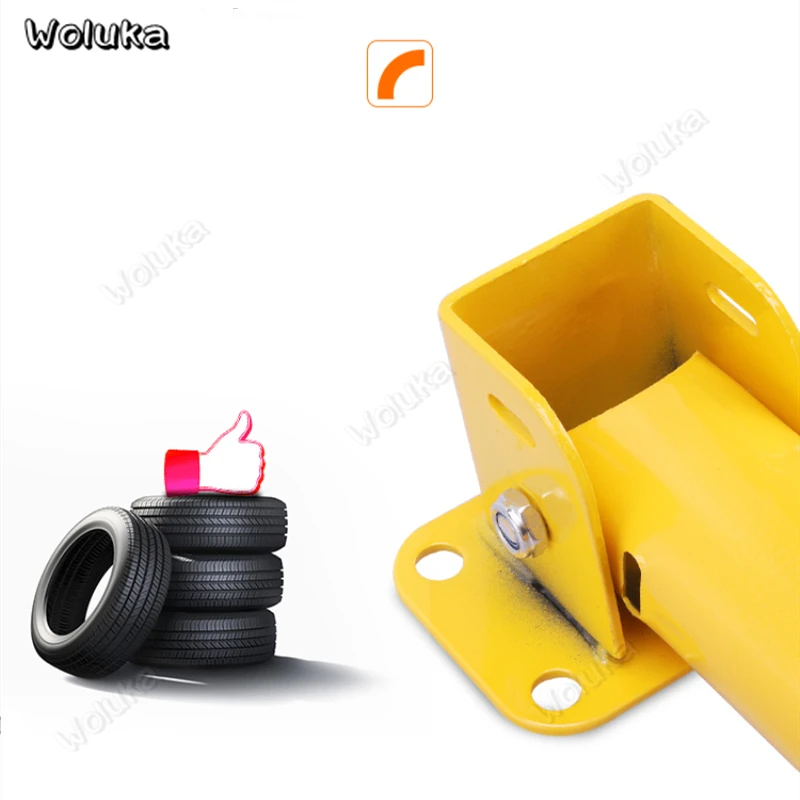 Стальной замок для парковки толстый козловой блок с защитой от столкновений