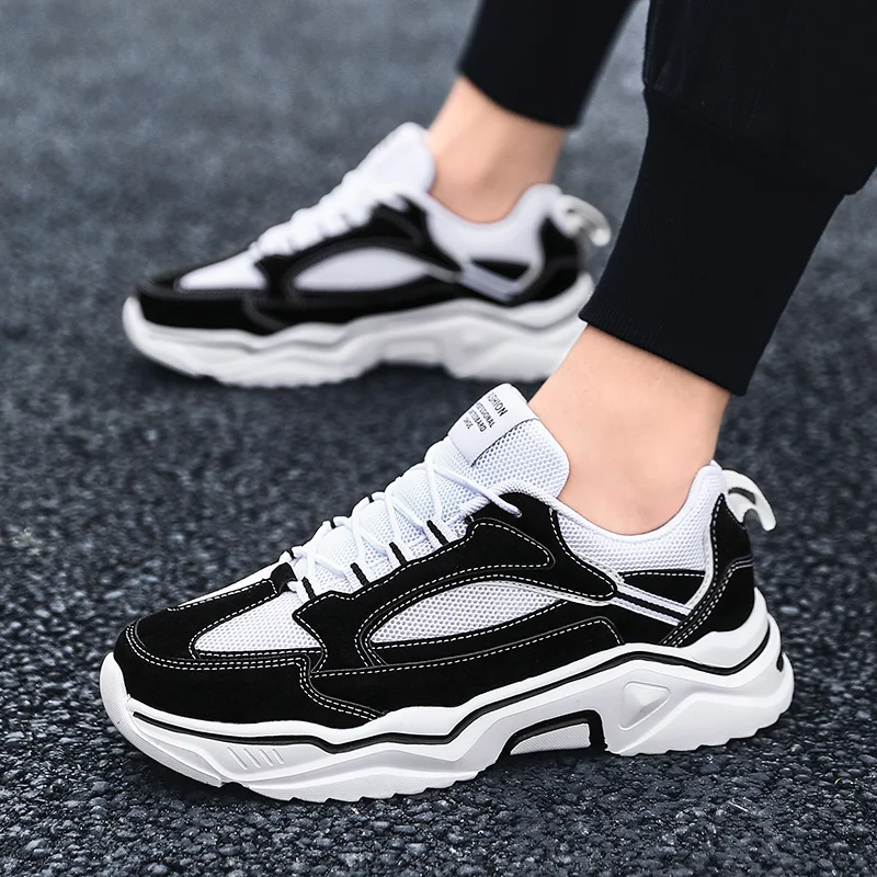 

sports spring hombre shoe white casuales slip mens Male Casual mesh Light breathable de sneakers man hot for Sneakers causal 39