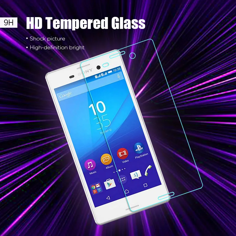 Закаленное стекло для Sony Z R1 Plus T2 Ultra T3 HD прозрачная Защита экрана M M2 M4 Aqua M5 9H