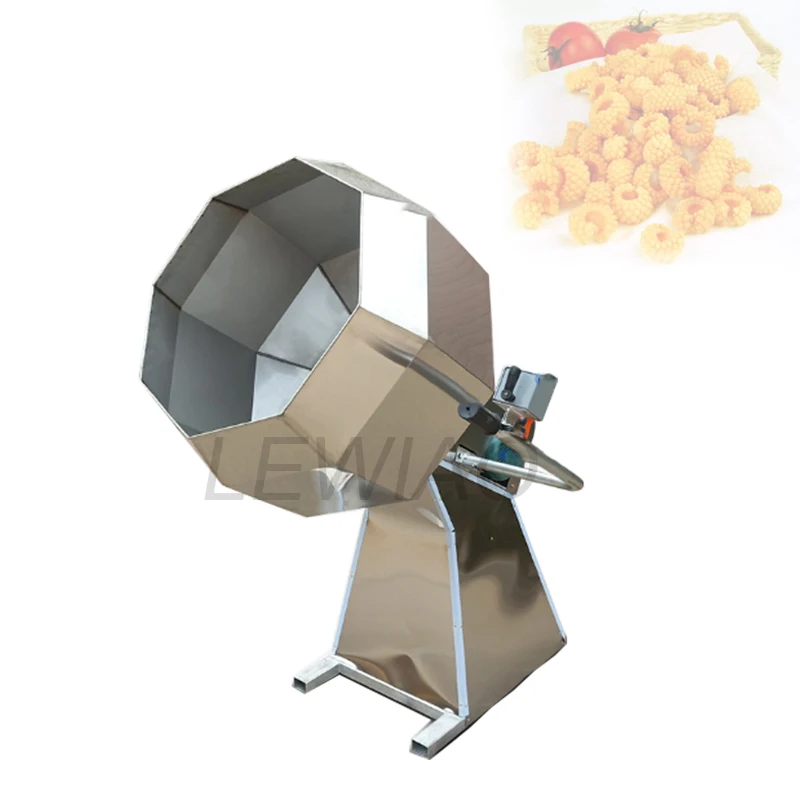 

Fried Peanuts Seasoning Machine Drum Potato Chips Seasoning Machine Snack Flavoring Machine