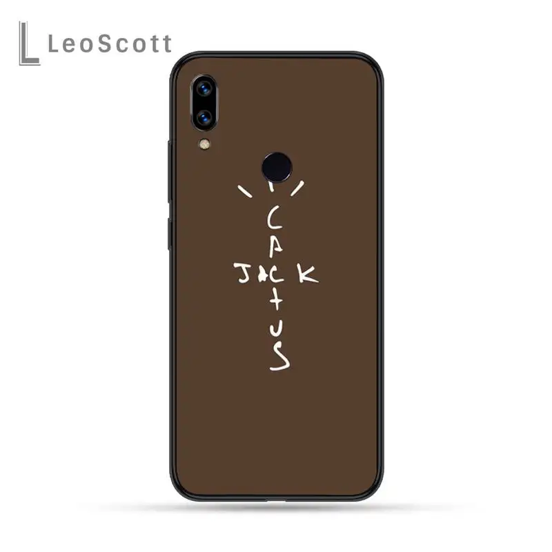 

cactus jack hiphop fashion Phone Case For Xiaomi Redmi Note 4 4x 5 6 7 8 pro S2 PLUS 6A PRO