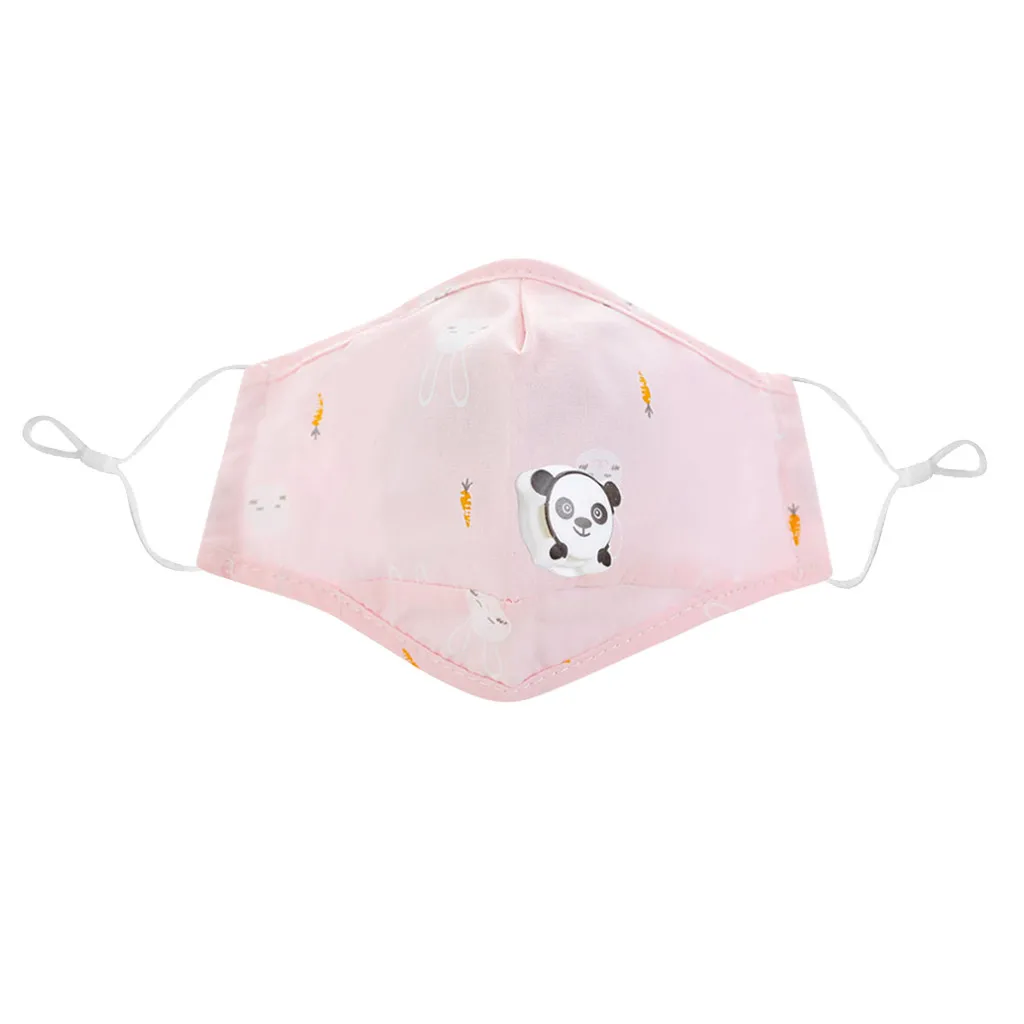 3 шт. детская мультяшная дышащая моющаяся многоразовая уличная маска для лица