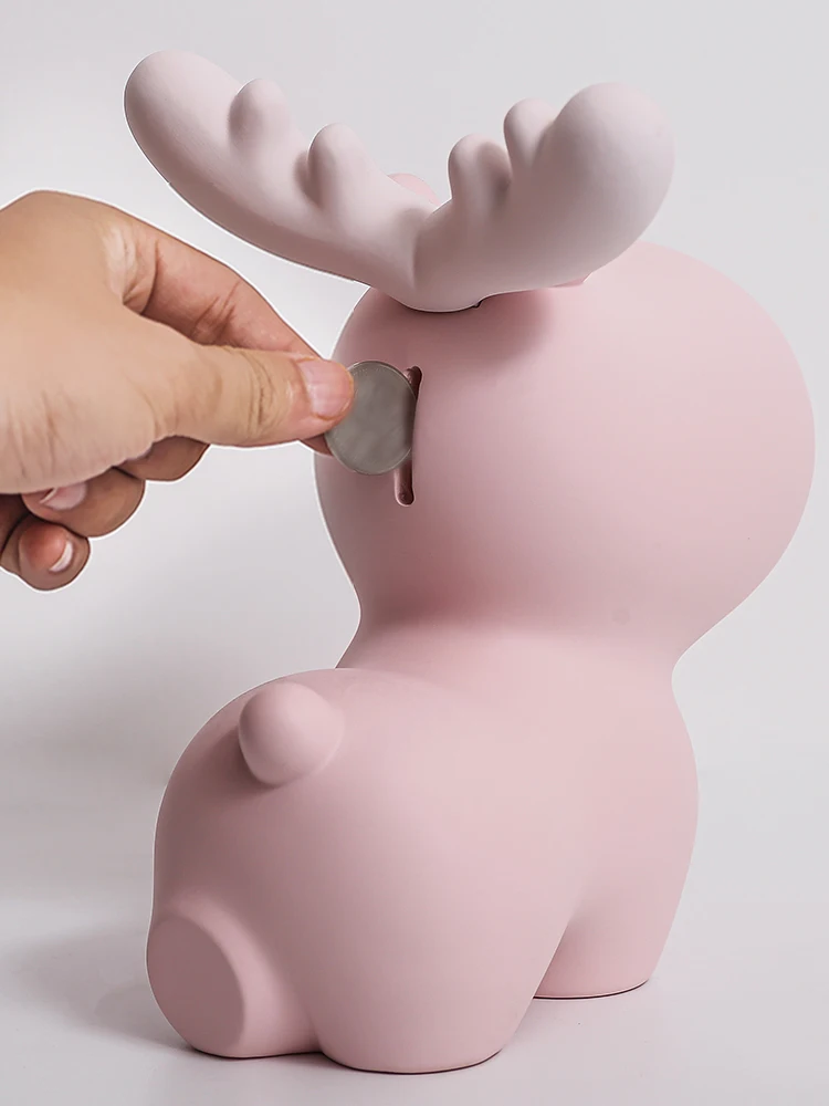 Скандинавская креативная копилка с милым мультяшным рисунком детская большая