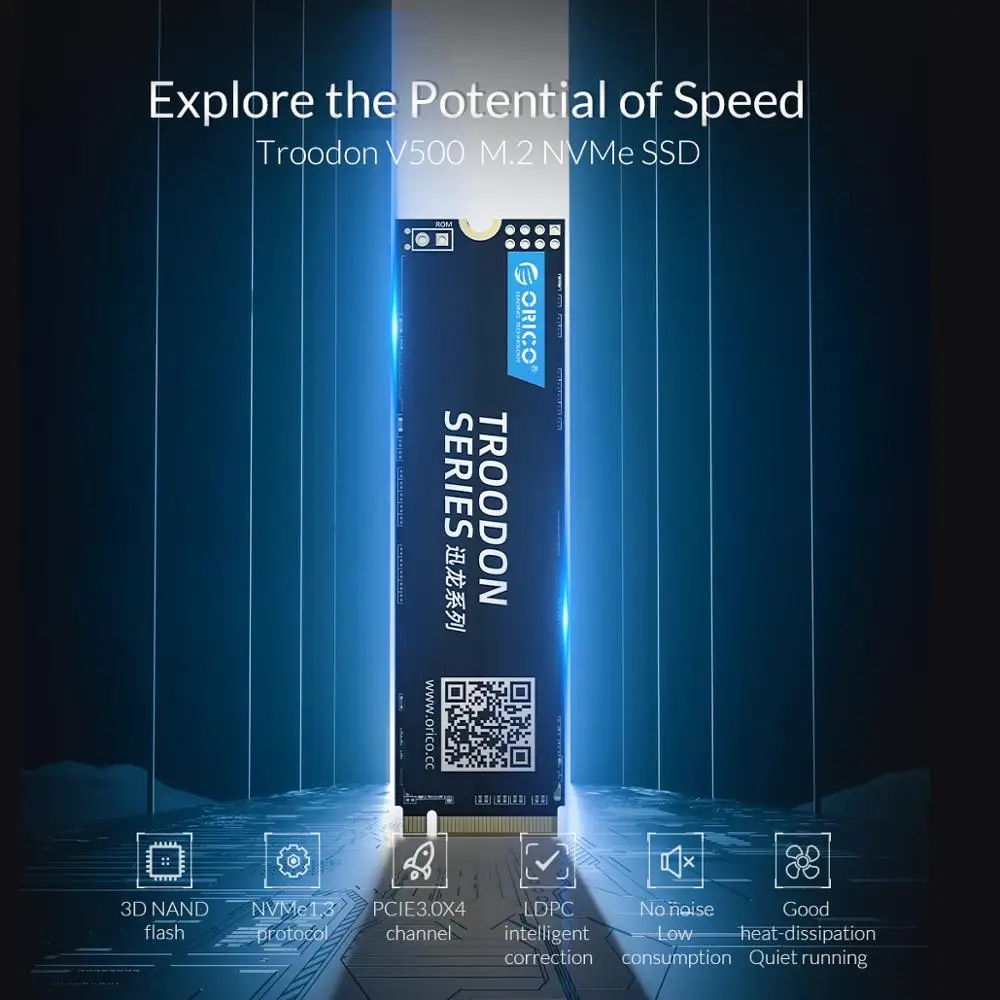 ORICO M.2 NVME SSD 128 ГБ 256 512 1 ТБ M2 PCIe 2280 Внутренний твердотельный жесткий диск для