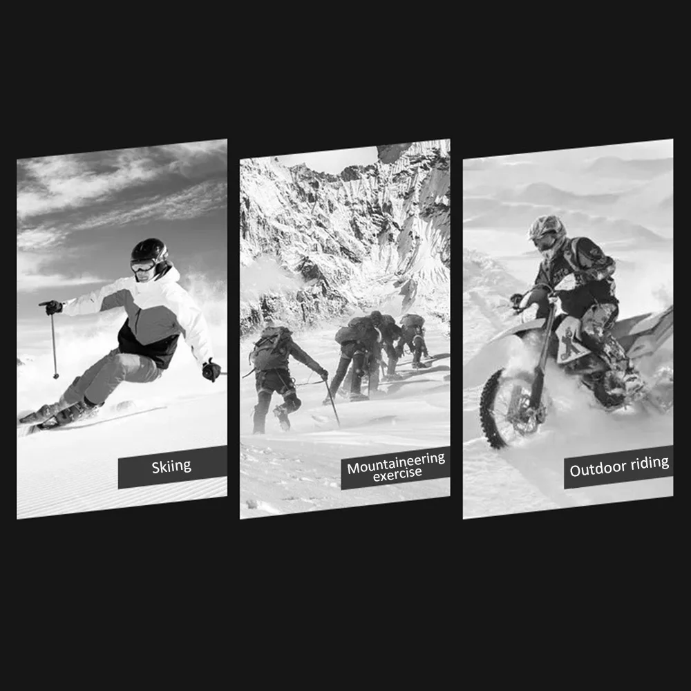 Зимние теплые лыжные перчатки для мужчин и женщин флисовые сноуборда с сенсорным