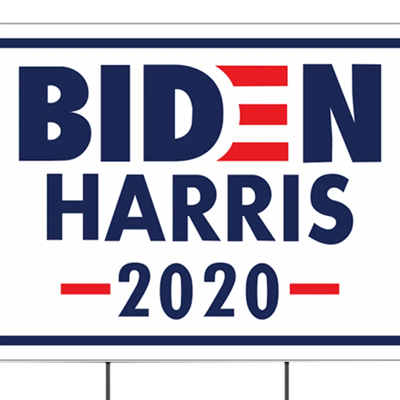 

Лидер продаж, двухсторонний напечатанный флаг двора Biden, Харрис для президента 2020, с H-рамой, 12x18 дюймов, для газона, для улицы DO2