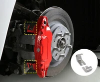 19inch aluminum alloy red brake disc caliper cover 4pcs for tesla model 3 18 19