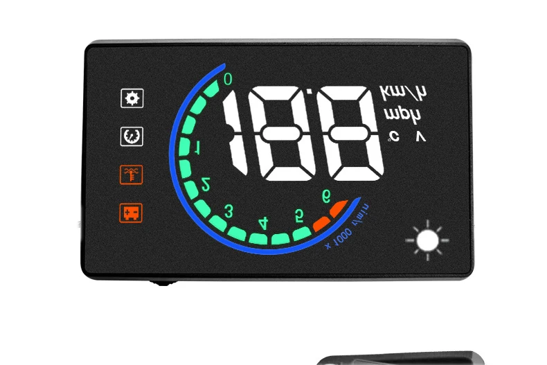 Дисплей на лобовое стекло автомобиля HUD Дисплей на лобовое стекло автомобиля Универсальный эскорт H6 проектор Цифровой дисплей автозапчасти XC-89