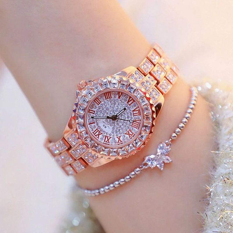 Женские часы со стразами роскошные Брендовые Часы браслет женские наручные с