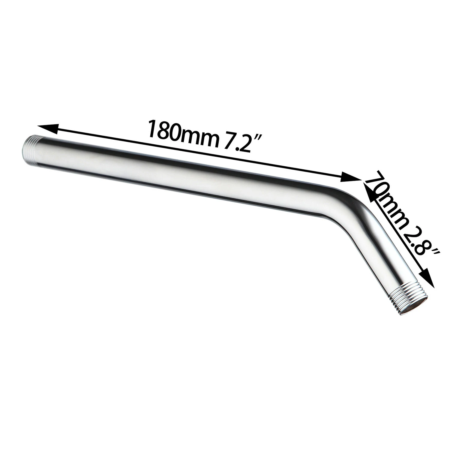 Хромированная трубка из нержавеющей стали для Дождевого душа удлинительная